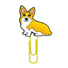 12pcs Cartoon Animal Paper Clips & Sticky Notes Set