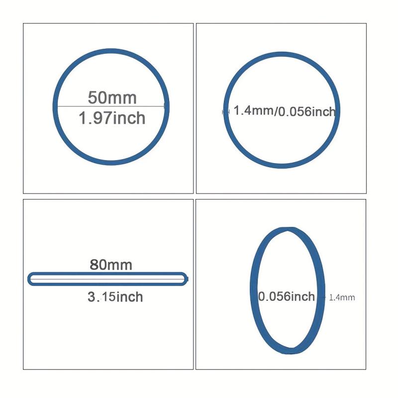 Rubber Band Rubber Ring 500pcs 4 Colors