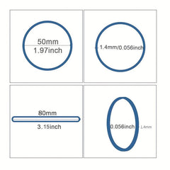 Rubber Band Rubber Ring 500pcs 4 Colors