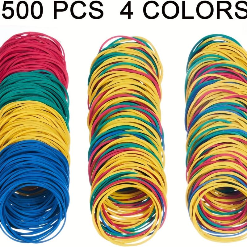 Rubber Band Rubber Ring 500pcs 4 Colors