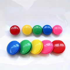 8pcs 30mm Whiteboard Magnets Plastic Mushroom Magnets Multicolor Office Supplies