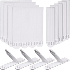 12 Pairs Adhesive Picture Hanging Tapes - No Tools Needed