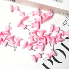 30pcs Pink Large Push Pins for Cork Board Jumbo Push Pin for Wall