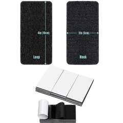 Hook and Loop Strips 1X4 Inch 25 Sets Double Sided Tape