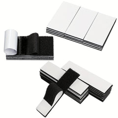 Hook and Loop Strips 1X4 Inch 25 Sets Double Sided Tape