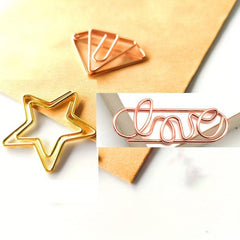 20pcs Creative Shape Paper Clips Special Shaped Paper Clips