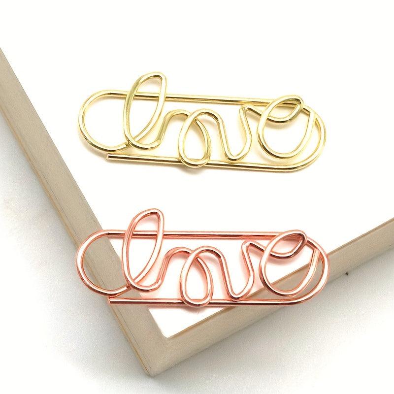20pcs Creative Shape Paper Clips Special Shaped Paper Clips