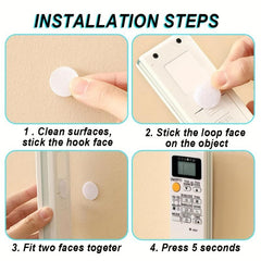 200pcs Self Adhesive Dots 0.79in Hook & Loop Fastener