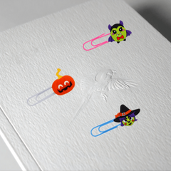 4pcs Halloween Paperclip Bookmarks Back To School Supplies Holiday