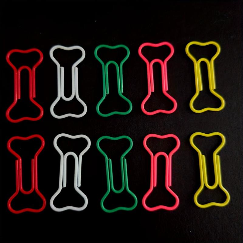 50pcs Dog Bone Paper Clips - Perfect Gift for Dog Lovers