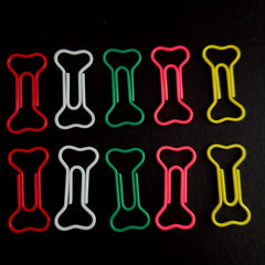 50pcs Dog Bone Paper Clips - Perfect Gift for Dog Lovers