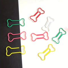 50pcs Dog Bone Paper Clips - Perfect Gift for Dog Lovers