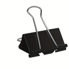 24pcs 19mm Dovetail Small Clip Binder Office Stationery Book Clip Iron Bill Clip