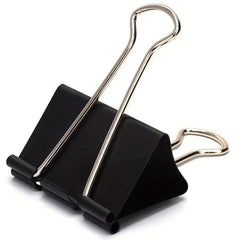 24pcs 19mm Dovetail Small Clip Binder Office Stationery Book Clip Iron Bill Clip