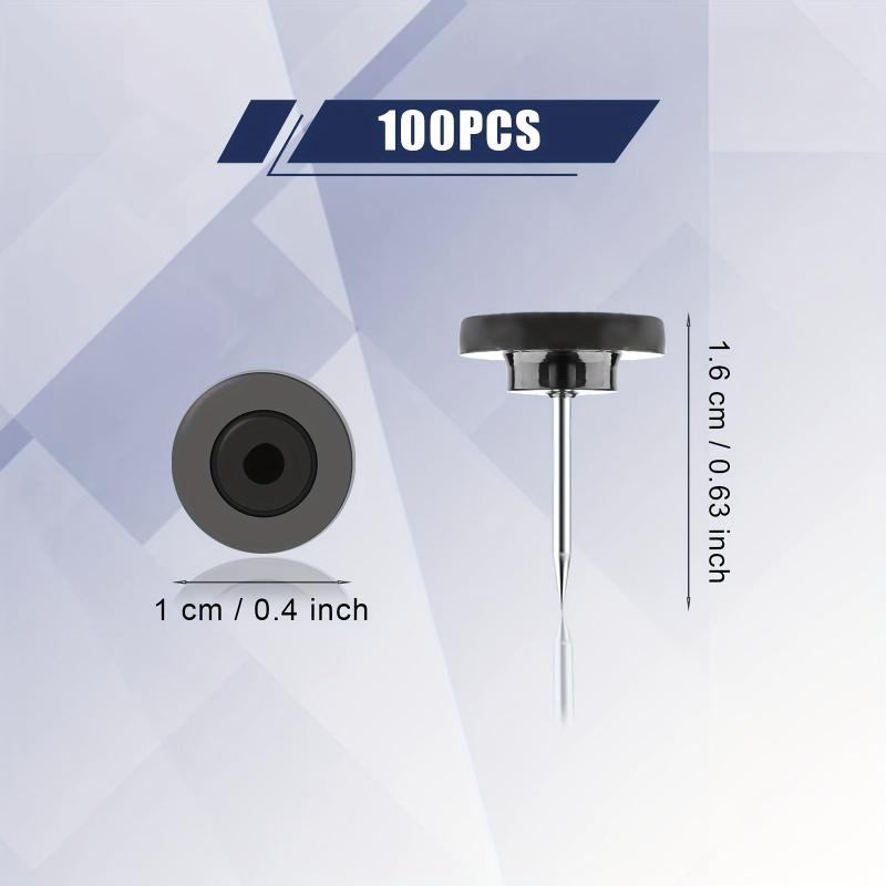 100pcs Plastic Thumb Tacks for Wall Organization
