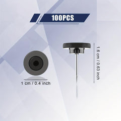 100pcs Plastic Thumb Tacks for Wall Organization