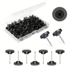 100pcs Plastic Thumb Tacks for Wall Organization