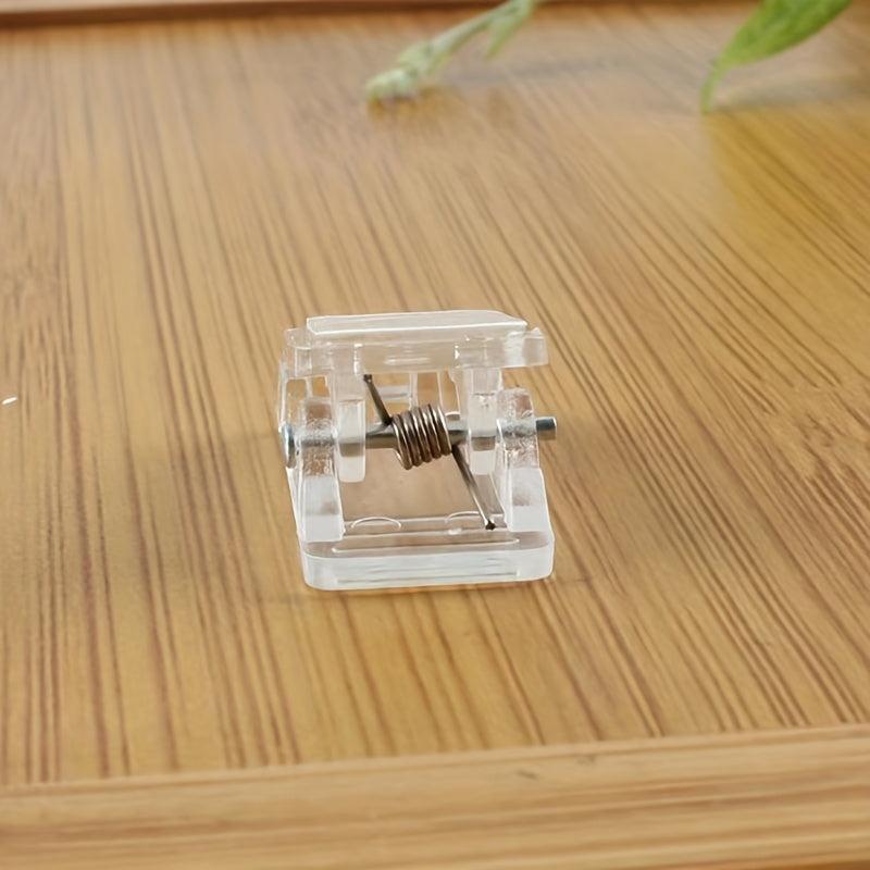 Mini Transparent Thickened Document Holder Clip