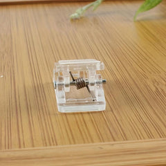 Mini Transparent Thickened Document Holder Clip