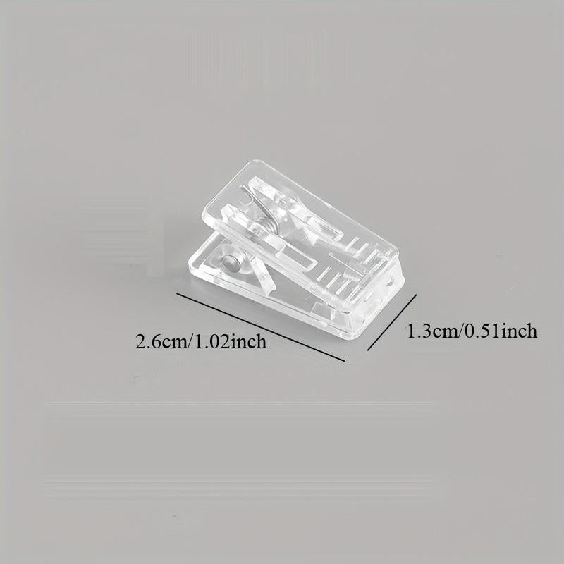 Mini Transparent Thickened Document Holder Clip