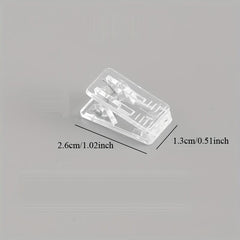 Mini Transparent Thickened Document Holder Clip