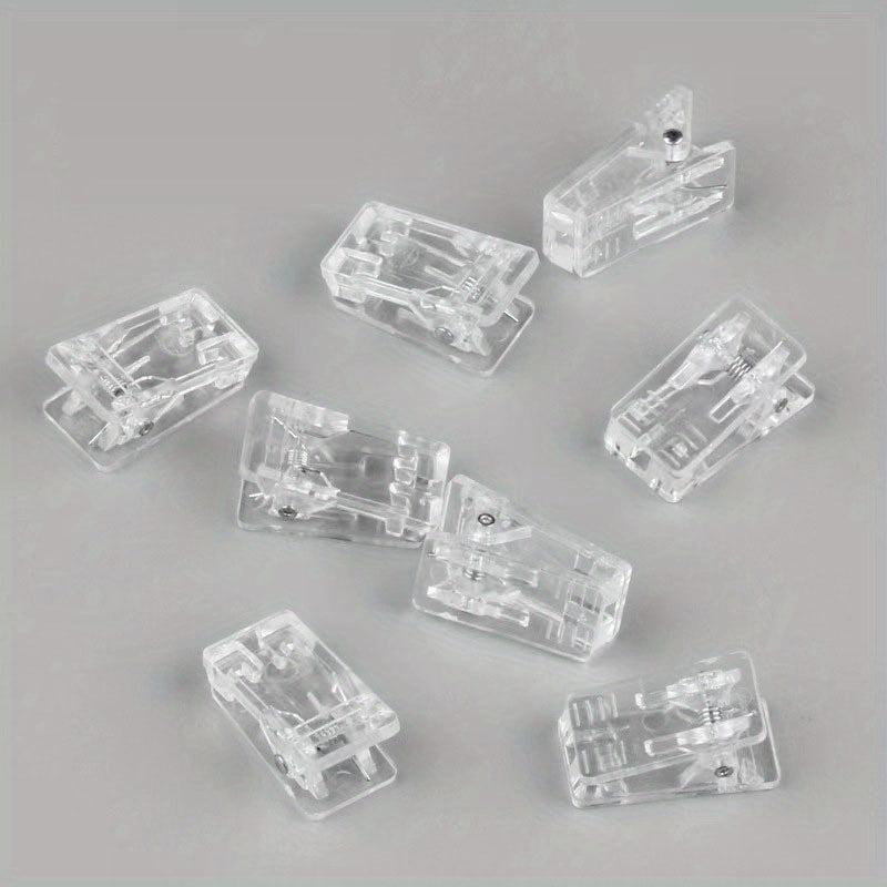 Mini Transparent Thickened Document Holder Clip