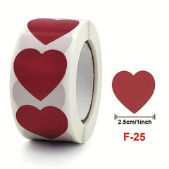 2pcs Colorful Heart Sticker Pack