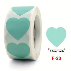 2pcs Colorful Heart Sticker Pack