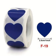 2pcs Colorful Heart Sticker Pack