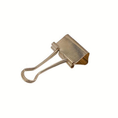 5pcs Golden Binder Clip Clamp Memo Paper Spring Clips Office School Supplies