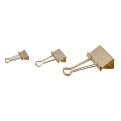 5pcs Golden Binder Clip Clamp Memo Paper Spring Clips Office School Supplies