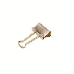 5pcs Golden Binder Clip Clamp Memo Paper Spring Clips Office School Supplies