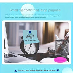 6mm Transparent Magnetic Push Pins Mixed Colors Volume 8pcs 10pcs 1.0in Diameter