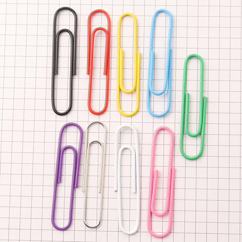 100pcs Ins Style Silver Paper Clips Office Stationery Paper Clip