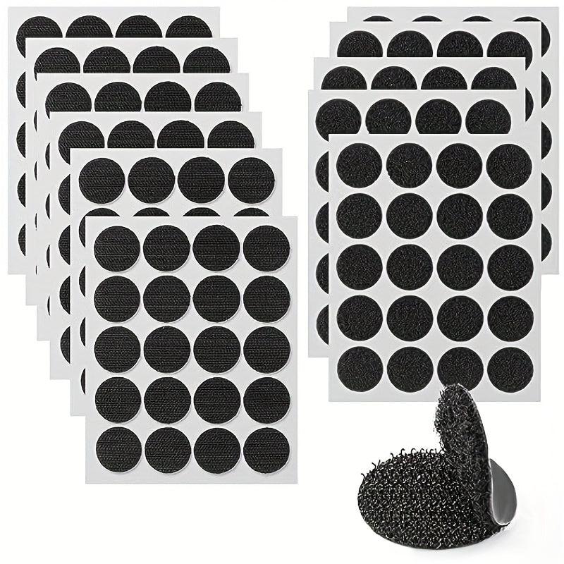 40pcs Adhesive Dots 2.54cm Circle Double Sided Sticky Back Hook And Loop