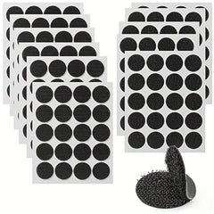 40pcs Adhesive Dots 2.54cm Circle Double Sided Sticky Back Hook And Loop