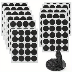 40pcs Adhesive Dots 2.54cm Circle Double Sided Sticky Back Hook And Loop