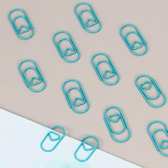 50pcs Love Purpose Non Slip Paper Clips for Home & Office