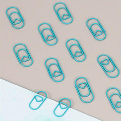 50pcs Love Purpose Non Slip Paper Clips for Home & Office