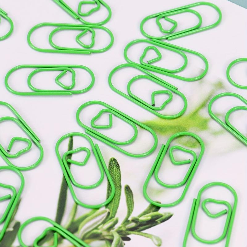 50pcs Love Purpose Non Slip Paper Clips for Home & Office