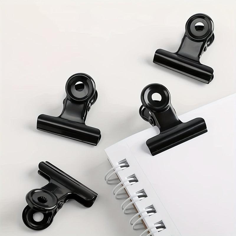 5pcs Small Bulldog Paper Clips Metal Binding Clips For Photo Clips
