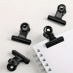 5pcs Small Bulldog Paper Clips Metal Binding Clips For Photo Clips