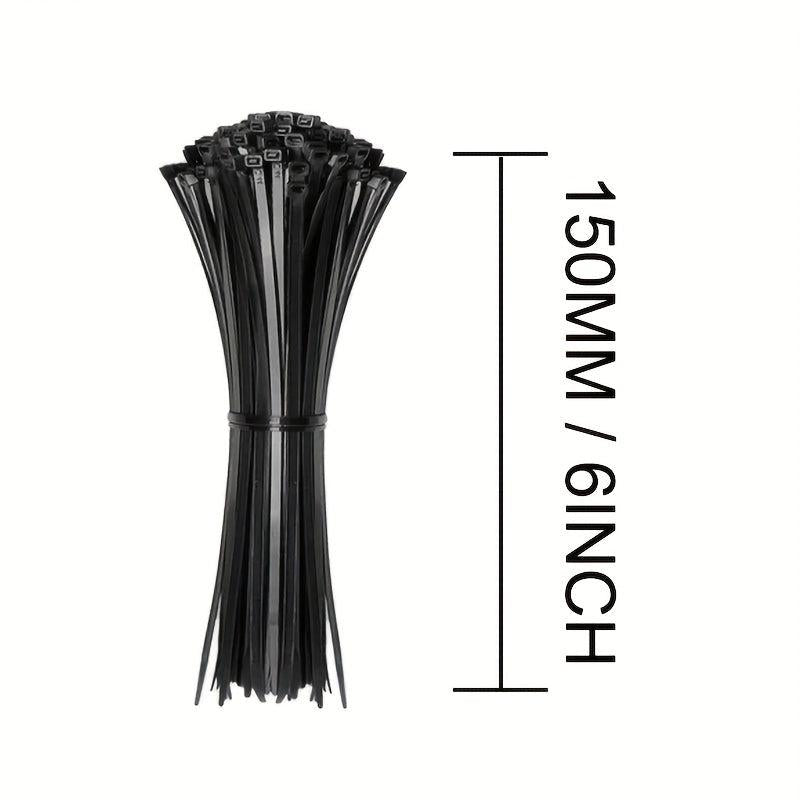 1000pcs Zip Ties Cable Wire Tie Plastic Wire Cord Straps