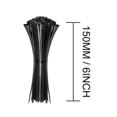 1000pcs Zip Ties Cable Wire Tie Plastic Wire Cord Straps