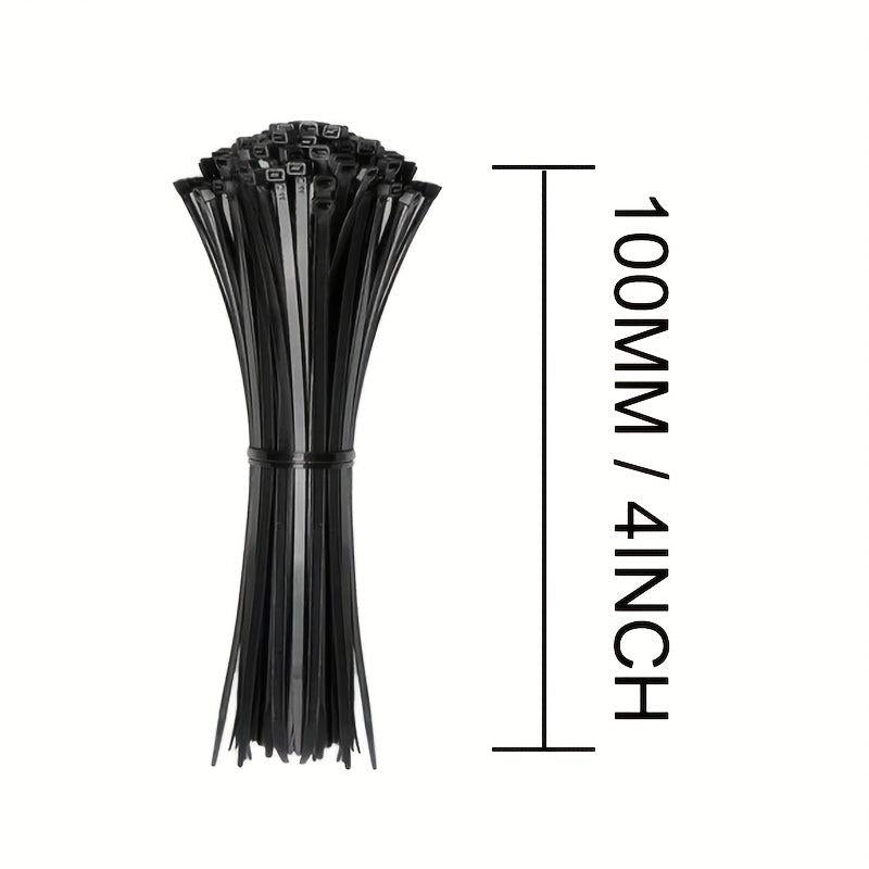 1000pcs Zip Ties Cable Wire Tie Plastic Wire Cord Straps
