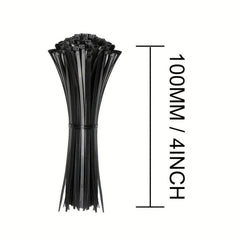 1000pcs Zip Ties Cable Wire Tie Plastic Wire Cord Straps