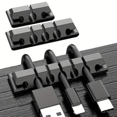 Silicone Cable Organizer Cord Holder Wire Organizer USB Cable Management