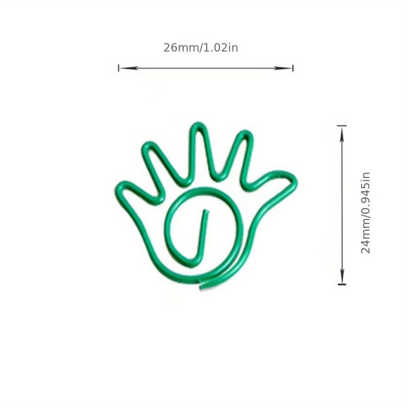 10pcs Alien Paper Clips Cute Office Stationery