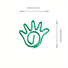 10pcs Alien Paper Clips Cute Office Stationery