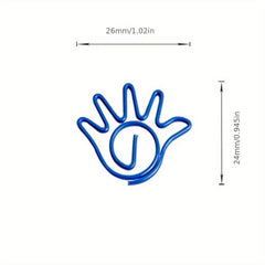 10pcs Alien Paper Clips Cute Office Stationery